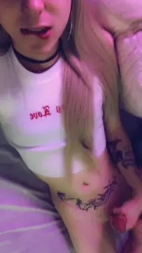 Poster: Sluts self facial